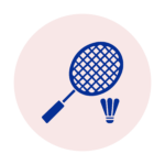 portrait of badminton