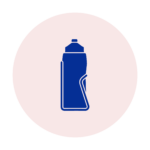 portrait of a blue bottle
