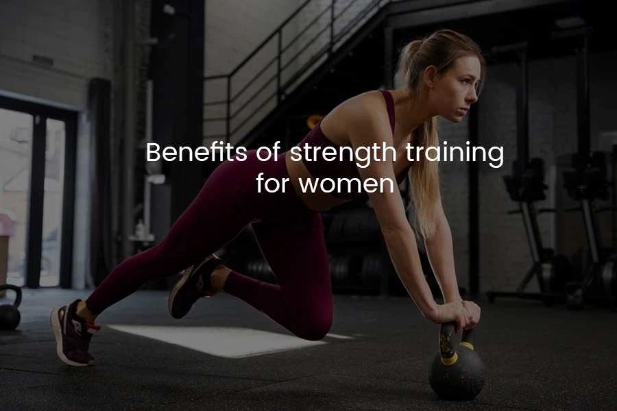 women strength training