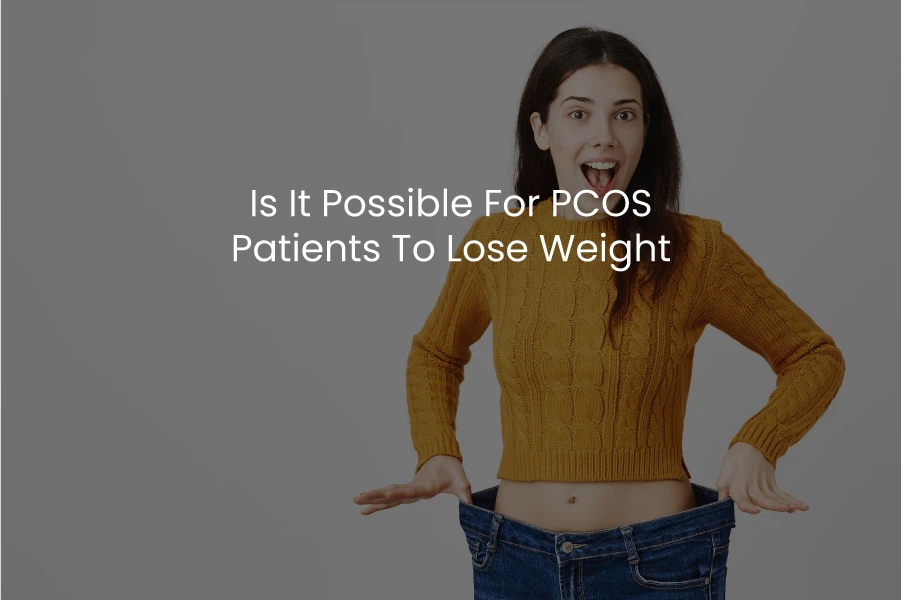 PCOS patient losing weight