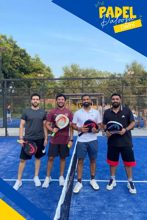 delhi padel tournament team