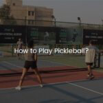 playing pickleball